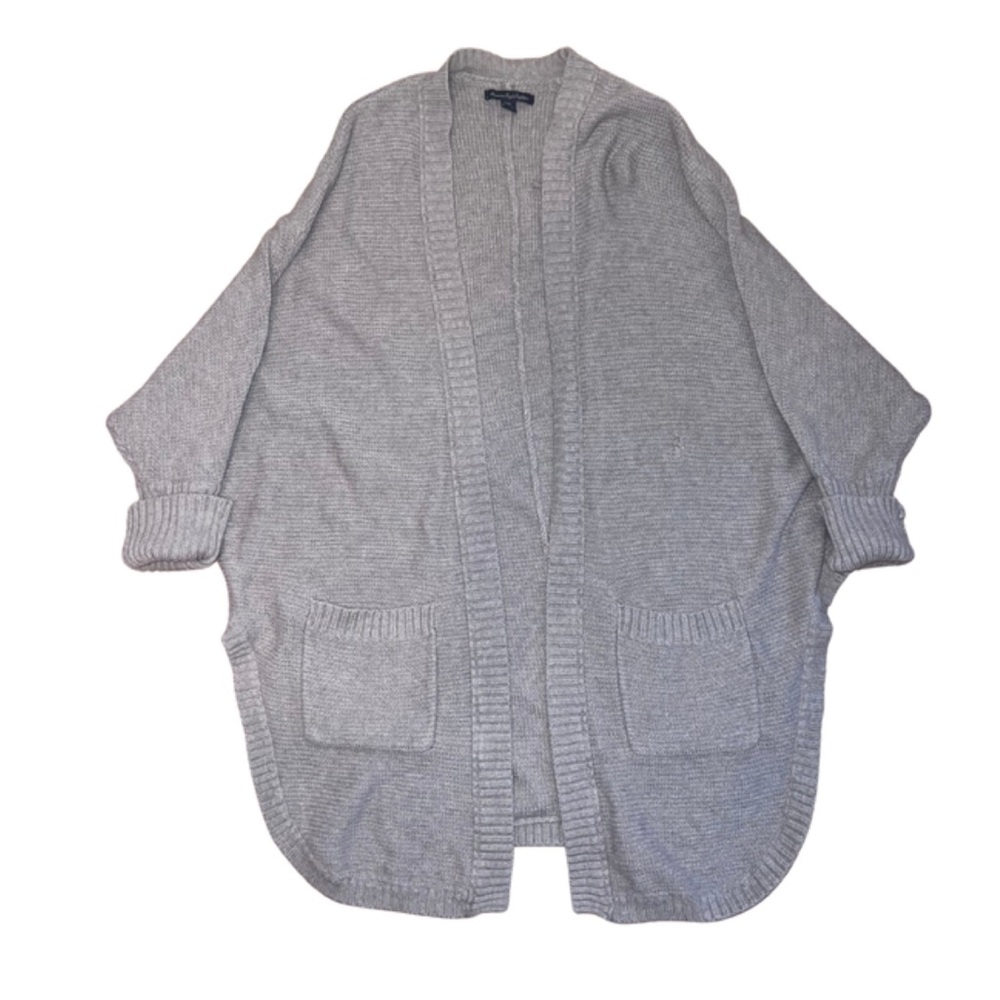 AEO Beige Cardigan Sweater